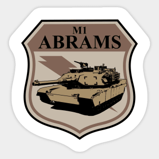 M1 Abrams Tank Sticker